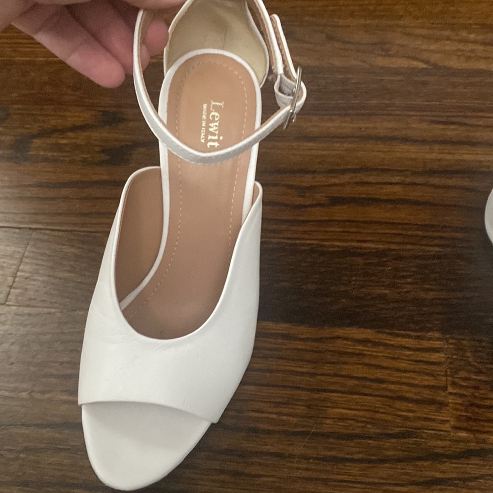 Lewin White Leather Heel - Picture 8 of 8